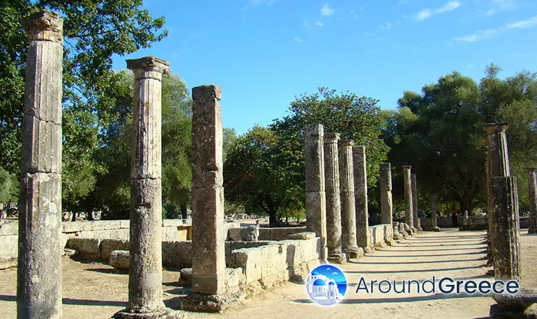 Ancient Olympia in the Peloponnese