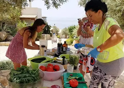 8 Day Macrobiotic Vegan Cooking Workshop and Yoga Retreat in Crete