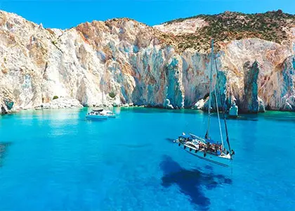 Catamaran Cruise around Milos