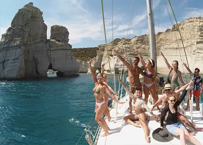 Small-Group Full-Day Cruise with Snorkelling in Milos