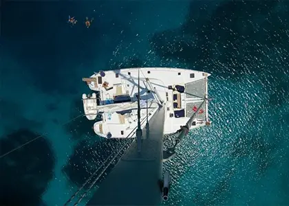 Catamaran Sailing in Mykonos